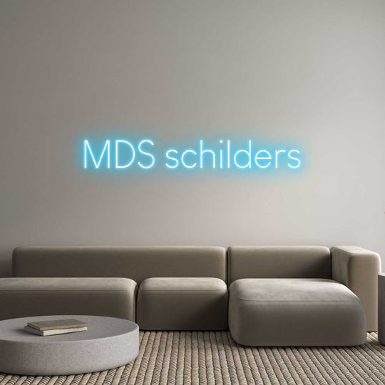 Custom Neon: MDS schilders