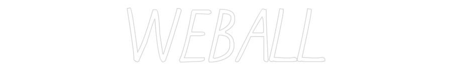 Custom Neon: WEBALL