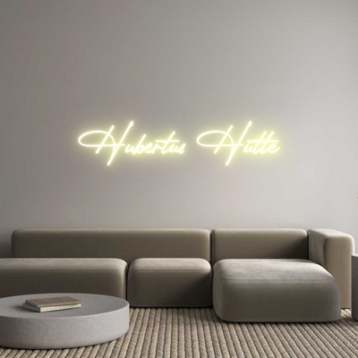 Custom Neon: Hubertus Hütte