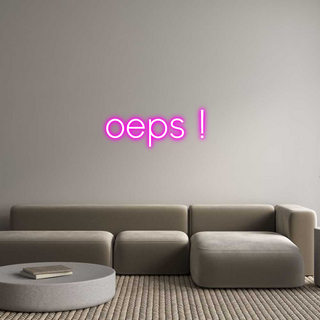 Custom Neon: oeps !