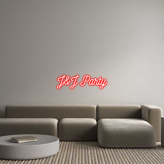 Custom Neon: J&J Party