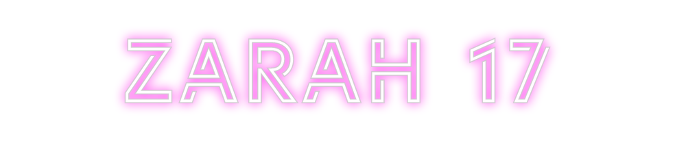 Benutzerdefiniertes Neon: Zarah 17