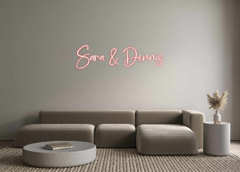 Custom Neon: Sara &amp; Dennis