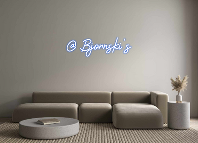 Custom Neon: @ Bjornski's