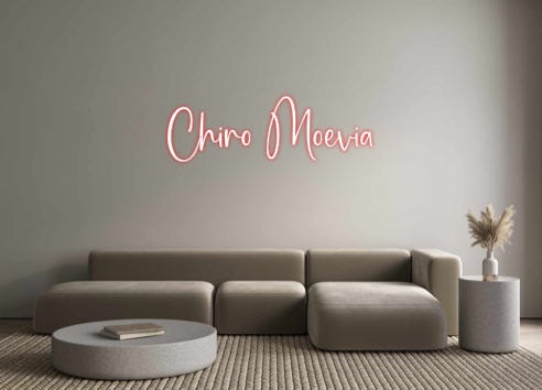 Custom Neon: Chiro Moevia