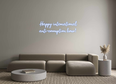 Benutzerdefiniertes Neon: Happy International...