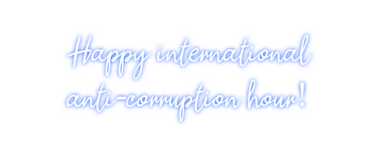 Benutzerdefiniertes Neon: Happy International...