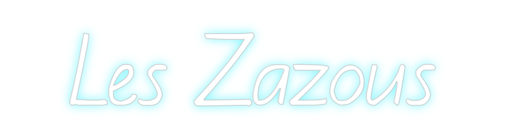 Custom Neon: Les Zazous