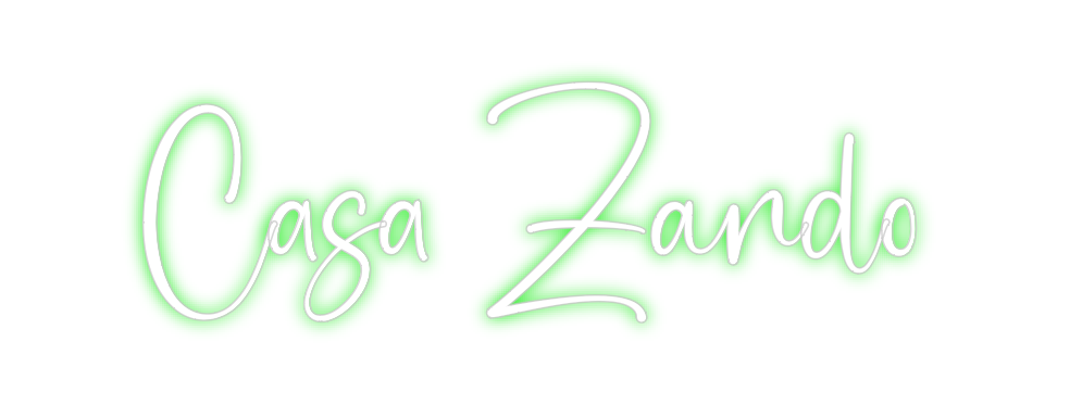 Custom Neon: Casa Zando