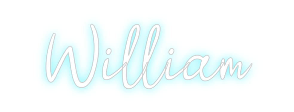 Benutzerdefiniertes Neon: William