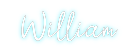 Benutzerdefiniertes Neon: William