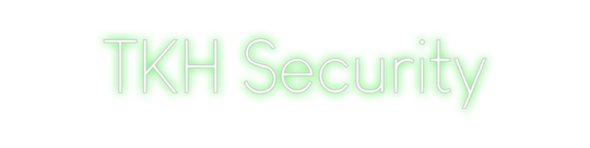 Benutzerdefiniertes Neon: TKH Security