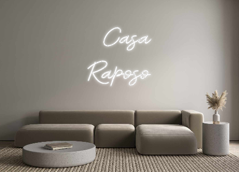 Custom Neon: Casa 
Raposo