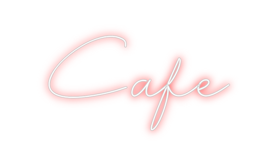 Benutzerdefiniertes Neon: Café