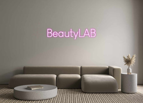 Benutzerdefiniertes Neon: BeautyLAB