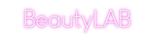 Benutzerdefiniertes Neon: BeautyLAB