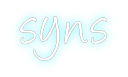 Benutzerdefiniertes Neon: syns