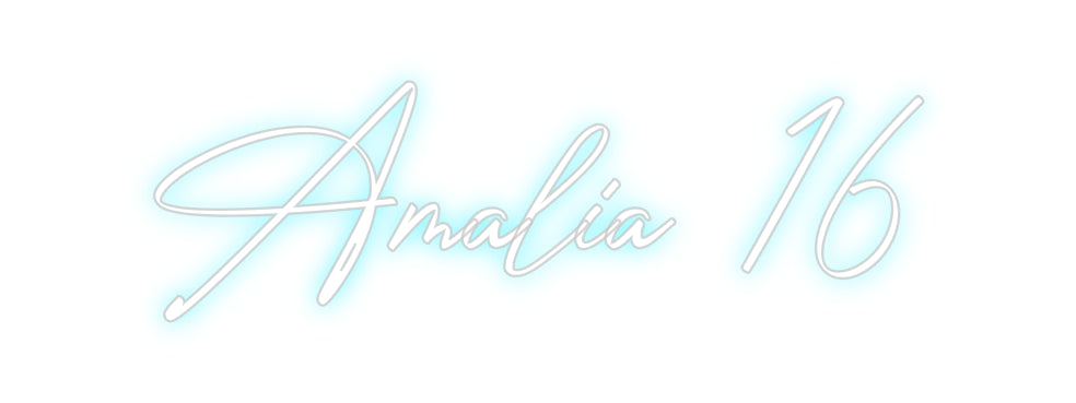 Benutzerdefiniertes Neon: Amalia 16