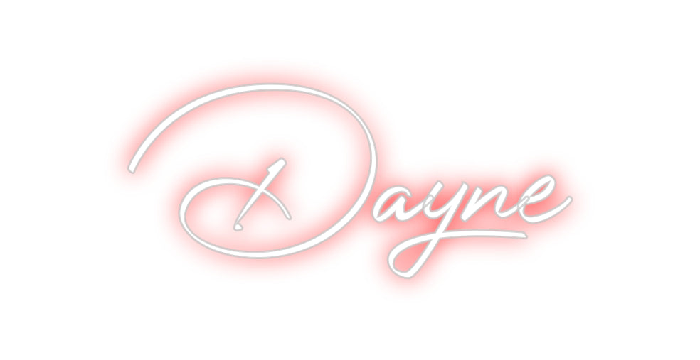 Benutzerdefiniertes Neon: Dayne