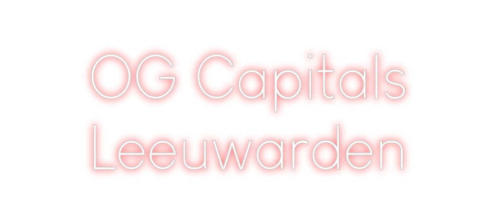 Custom Neon: OG Capitals
 ...