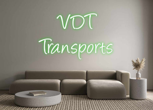 Benutzerdefiniertes Neon: VDT
 Transporte