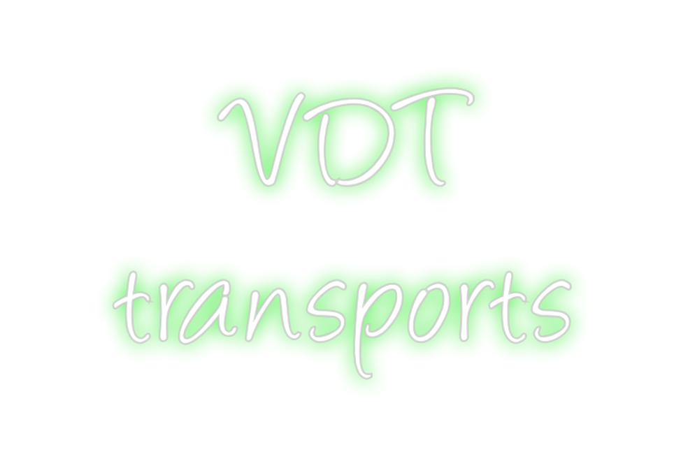 Custom Neon: VDT 
transpo...
