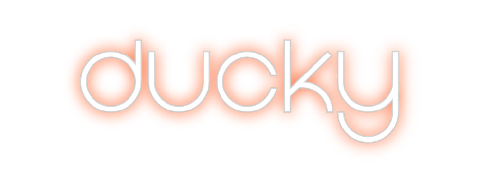 Custom Neon: ducky