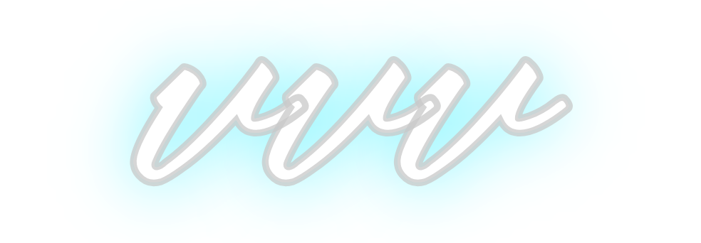 Custom Neon: vvv
