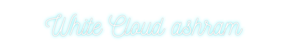 Custom Neon: White Cloud a...