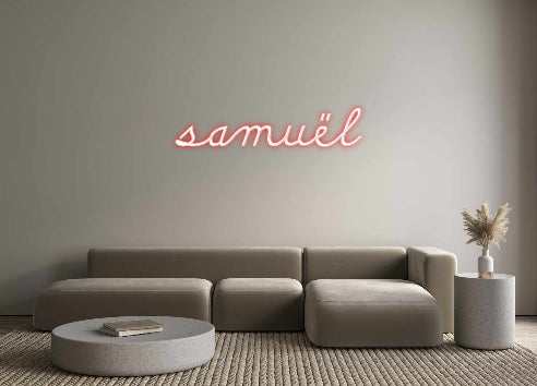 Benutzerdefiniertes Neon: Samuel