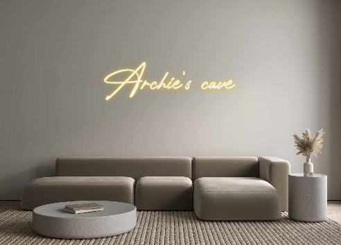 Custom Neon: Archie's cave