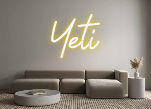 Benutzerdefiniertes Neon: Yeti