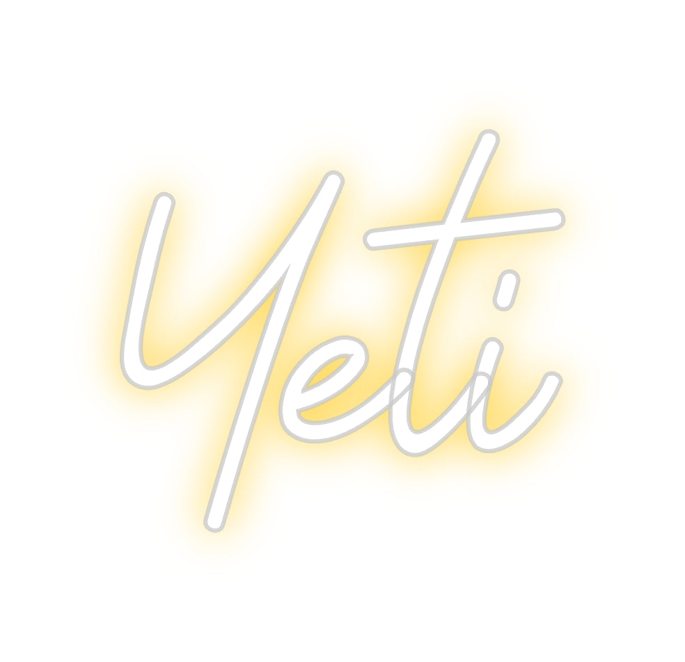 Benutzerdefiniertes Neon: Yeti