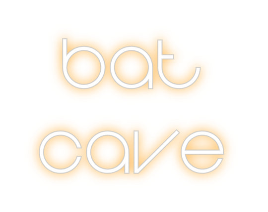 Custom Neon: BAT
 cave