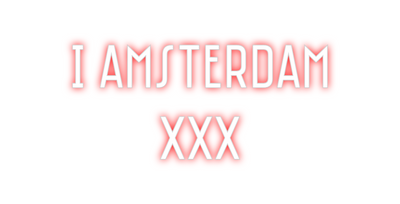 Custom Neon: I amsterdam
...