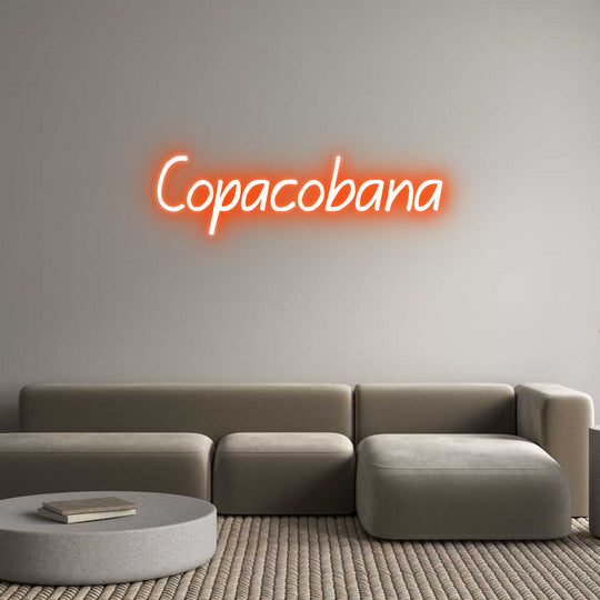 Benutzerdefiniertes Neon: Copacobana