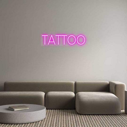 Benutzerdefiniertes Neon: TATTOO