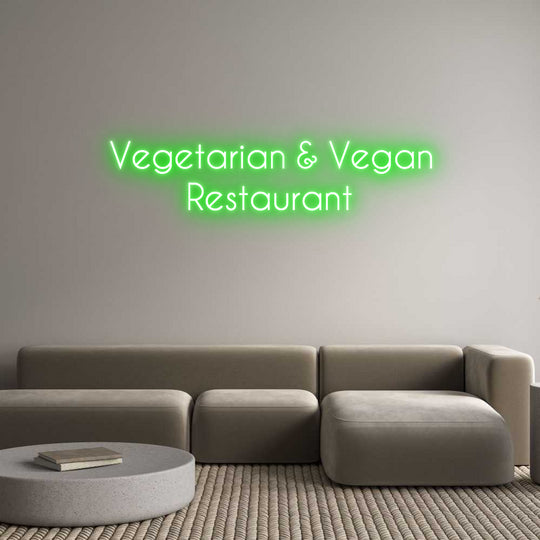 Benutzerdefiniertes Neon: Vegetarisch &amp;...