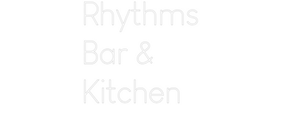 Custom Neon: Rhythms
 Bar ...