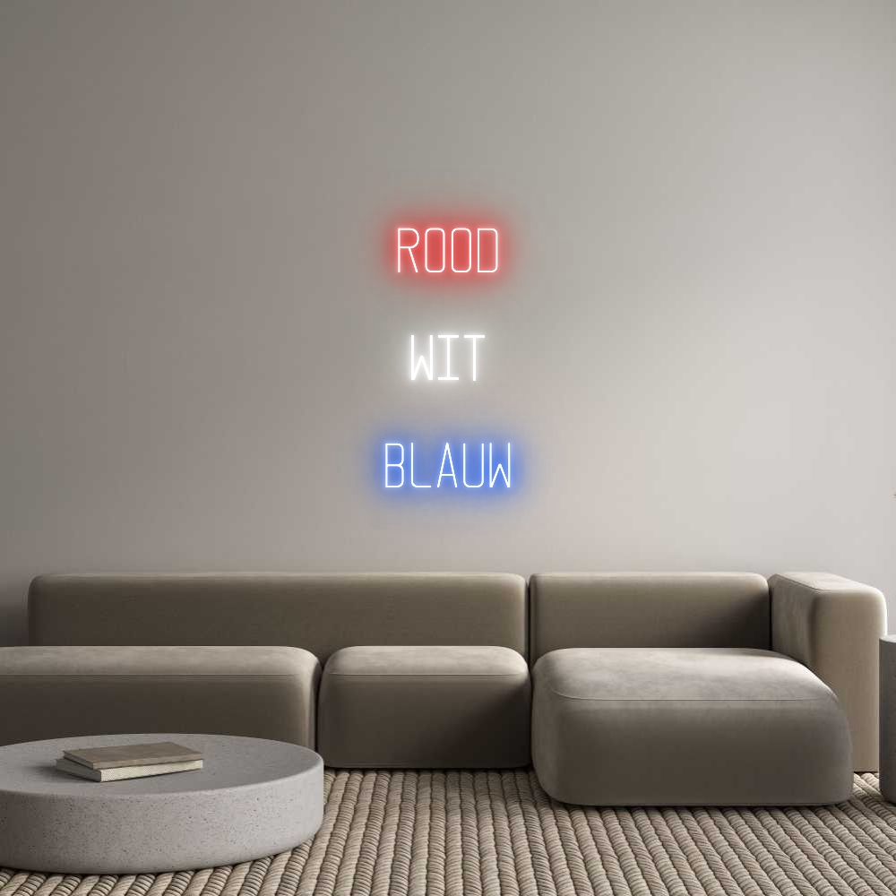 Custom Neon: rood
wit
bl...