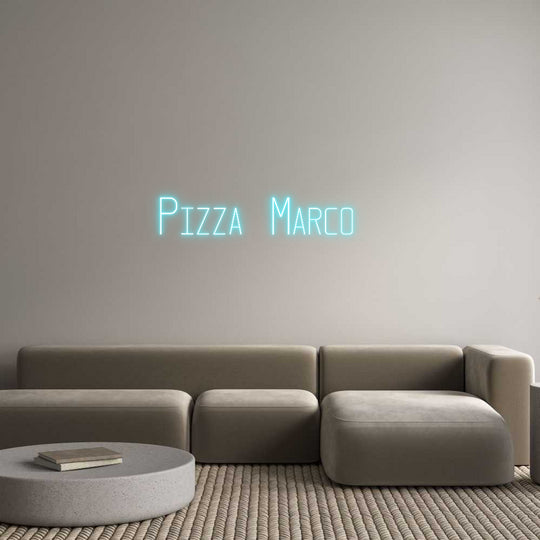 Benutzerdefiniertes Neon: Pizza Marco