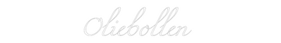 Custom Neon: Oliebollen