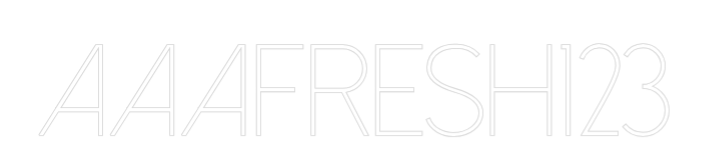 Custom Neon: AAAFRESH123
