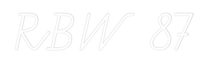 Custom Neon: RBW 87