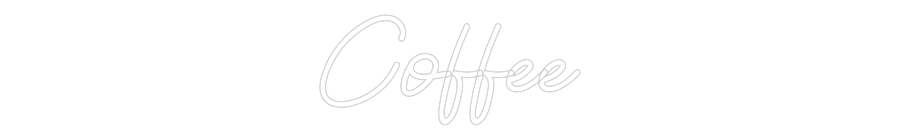 Custom Neon: Coffee