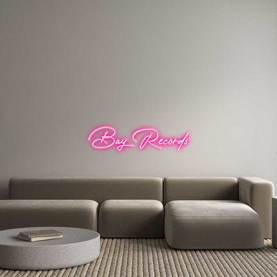 Custom Neon: Bay Records