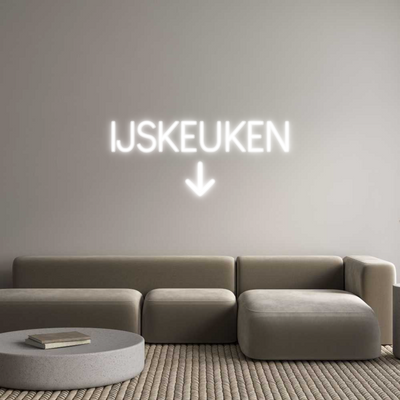 Custom Neon: IJSKEUKEN
