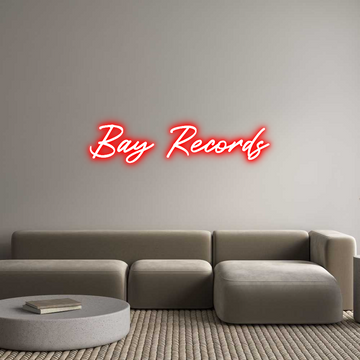 Custom Neon: Bay Records