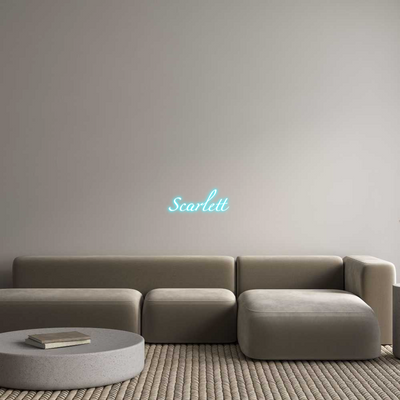 Custom Neon: Scarlett