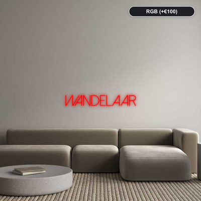 Custom Sign: Wandelaar